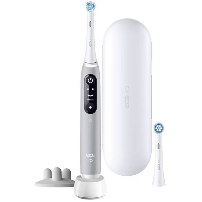Oral-B iO 6S Cepillo de dientes eléctrico, Gris, 2 recambios